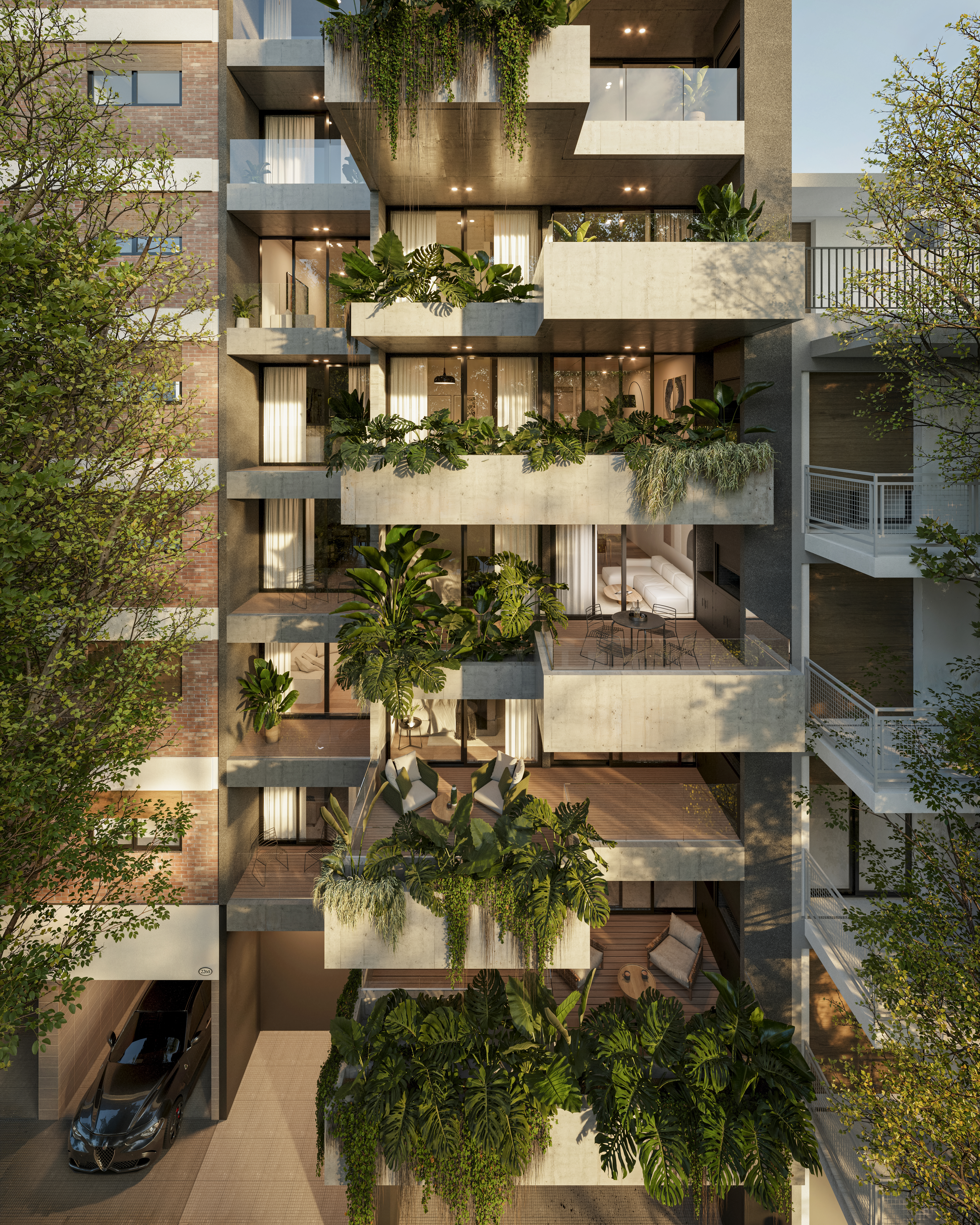 Tramonto — Rooftop y piscina