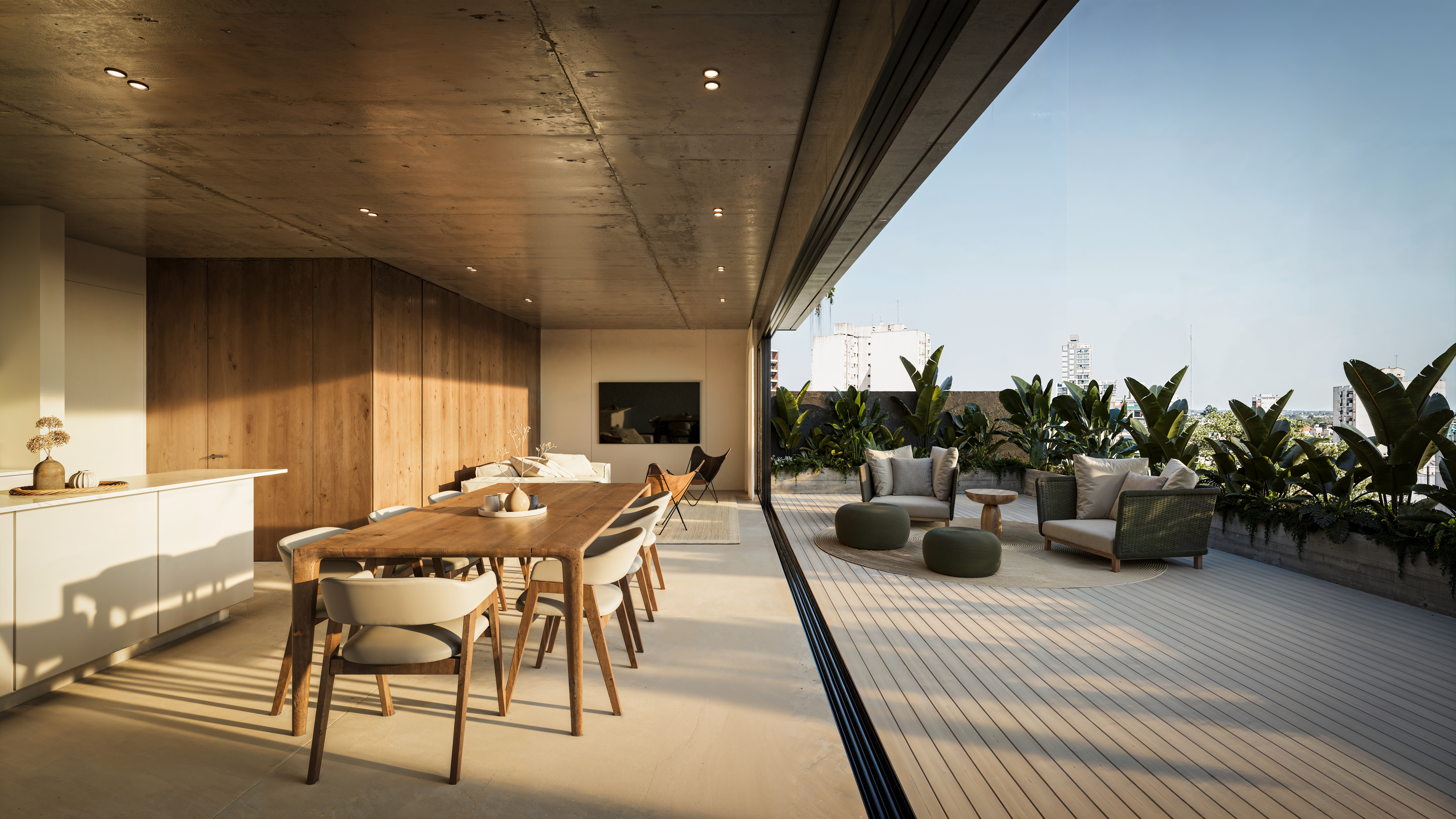 Tramonto — Vista aérea balcones